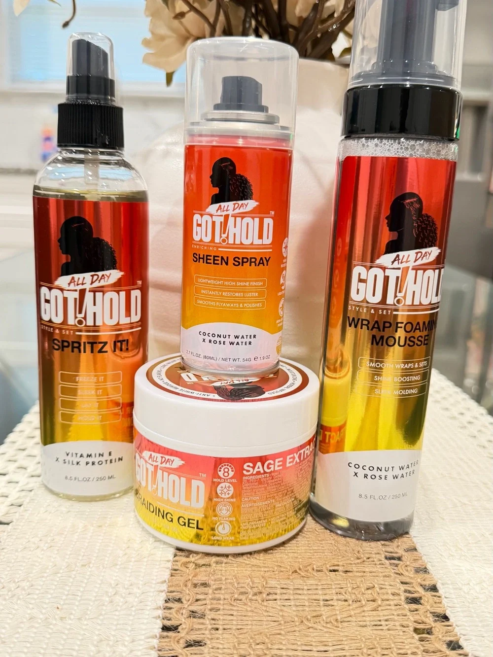 & Other Stories GOT2HOLD Hair Styling Set – Red, Orange, Yellow